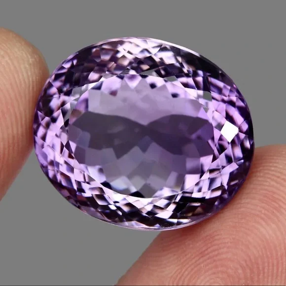 HUGE 49.70ctw Oval Cut Natural Rich Purple Amethyst Unheated